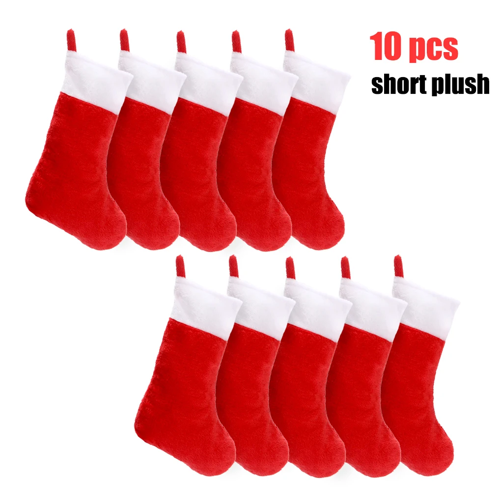 10pcs/set Christmas Socks Christmas Stockings Hanging Ornament Xmas Stocking Fireplace Decor Tabletop Party Decoration Gift
10pcs/set Christmas Socks Christmas Stockings Hanging Ornament Xmas Stocking Fireplace Decor Tabletop Party Decoration Gift