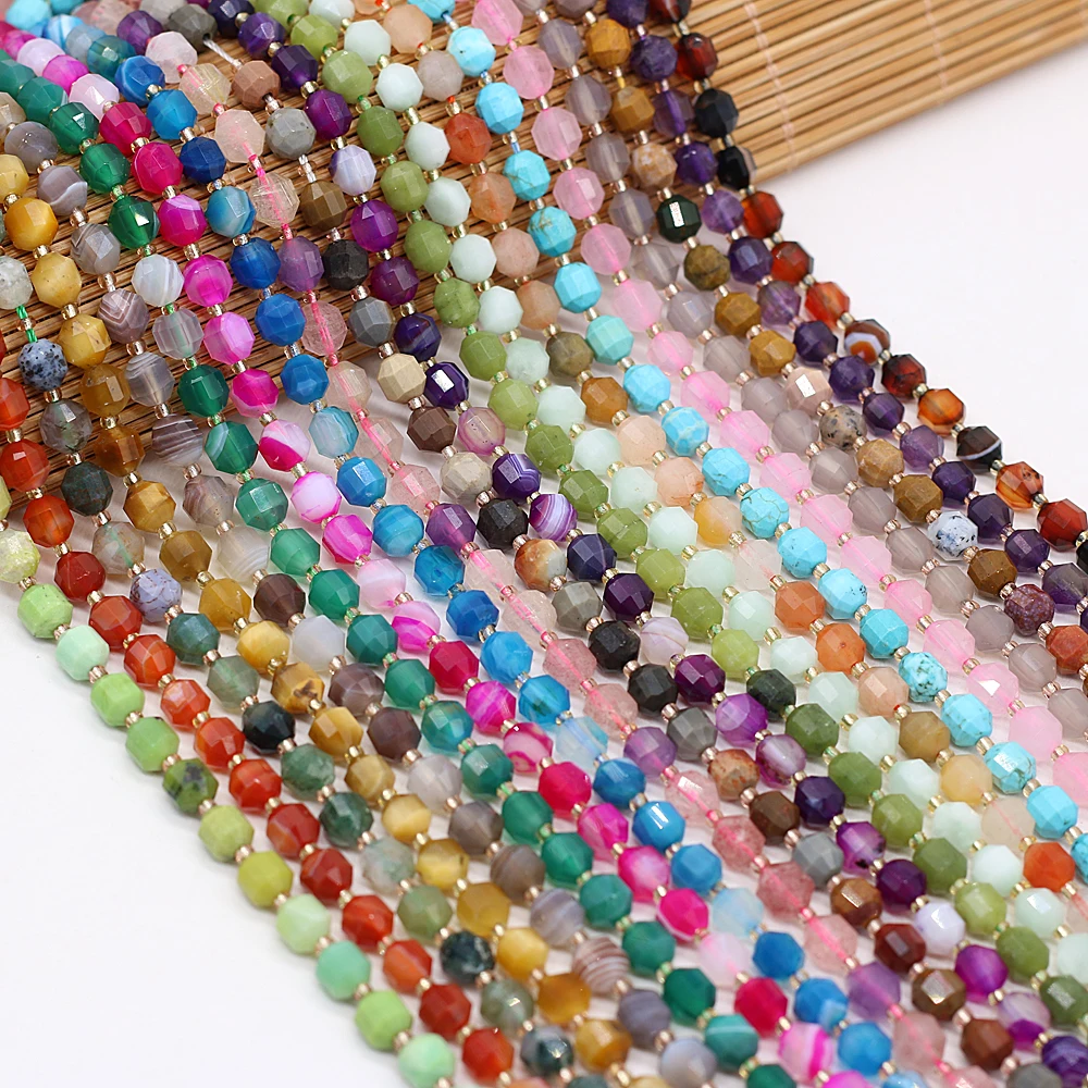 New Style Fashion Natural Stone Beads Section Semi-Precious Loose Bead 6 MM For Jewelry Making DIY Necklace Earrings Accessory
New Style Fashion Natural Stone Beads Section Semi-Precious Loose Bead 6 MM For Jewelry Making DIY Necklace Earrings Accessory