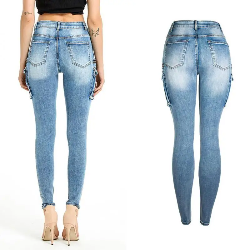 Women Multi Pocket Jeans Push Up Hip Pencil Lift Skinny Jean Trousers Super Stretch Slim Fit Zipper Denim Pants Womens Clothes 
Women Multi Pocket Jeans Push Up Hip Pencil Lift Skinny Jean Trousers Super Stretch Slim Fit Zipper Denim Pants Womens Clothes