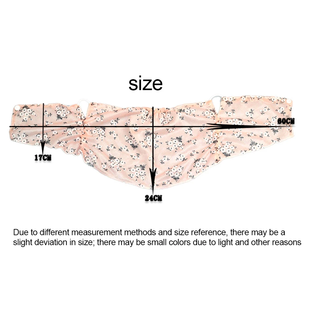 Women Floral Print Sun Block Breathable Outdoor Chiffon Neck Cover Face Shield Wind and dust resistance against Mask
Women Floral Print Sun Block Breathable Outdoor Chiffon Neck Cover Face Shield Wind and dust resistance against Mask
