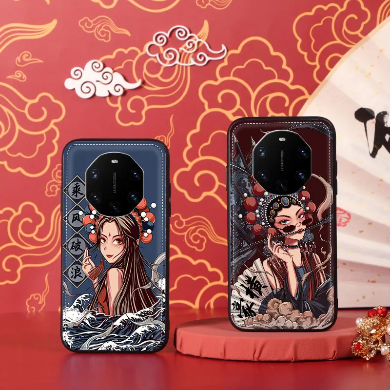 Chinese Opera Themed Phone Case for Huawei Mate 40 RS Porsche Design PU Leather TPU Cover for Huawei Mate 30RS Porsche Design 
Chinese Opera Themed Phone Case for Huawei Mate 40 RS Porsche Design PU Leather TPU Cover for Huawei Mate 30RS Porsche Design