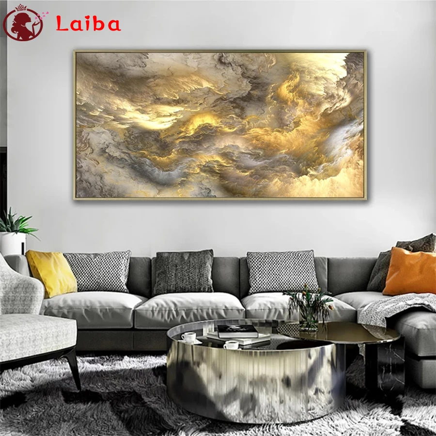 full square round drill set Abstract art, golden cloud diy diamond painting 5d diamond embroidery room decor
full square round drill set Abstract art, golden cloud diy diamond painting 5d diamond embroidery room decor