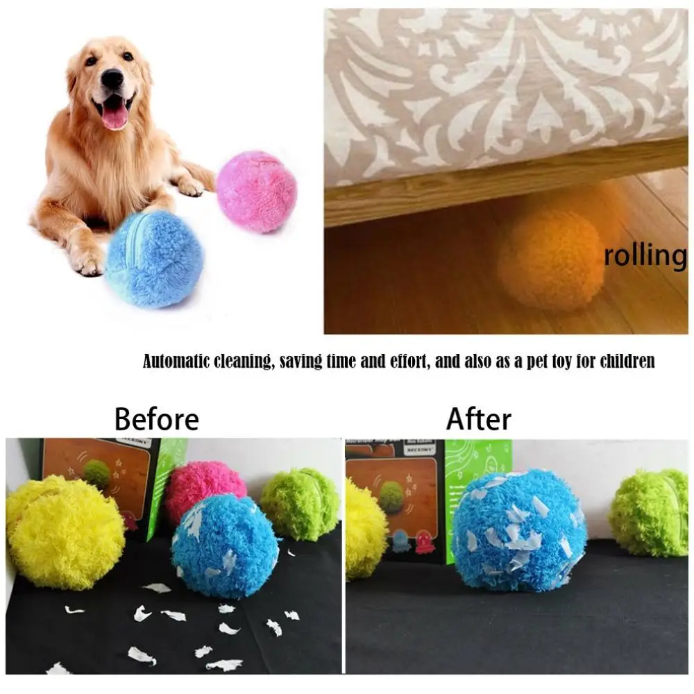 Free Shipping 4 Color Pet Activity Toy Ball For Dog Cat Toy Pet Plush Toy Floor Clean Cat Dog Puppy Toy Automatic Vacuum Cleaner
Free Shipping 4 Color Pet Activity Toy Ball For Dog Cat Toy Pet Plush Toy Floor Clean Cat Dog Puppy Toy Automatic Vacuum Cleaner