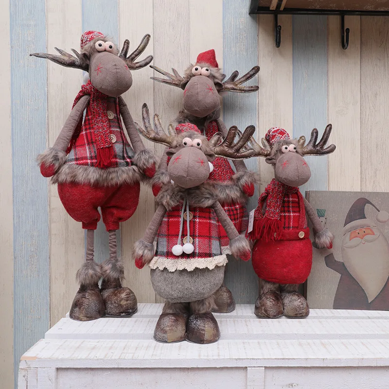 Christmas Deer Dolls Cute Fabric Doll Gifts Retractable Elk Desktop Decoration Supplies Home Ornaments Children's Toys xx179
Christmas Deer Dolls Cute Fabric Doll Gifts Retractable Elk Desktop Decoration Supplies Home Ornaments Children's Toys xx179
