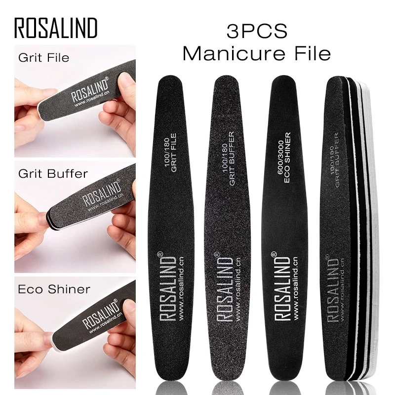 ROSALIND Nail File Nail Buffer Washable Grinding Polishing Sanding Buffing Pedicure Nail Art Tools 1pcs
ROSALIND Nail File Nail Buffer Washable Grinding Polishing Sanding Buffing Pedicure Nail Art Tools 1pcs