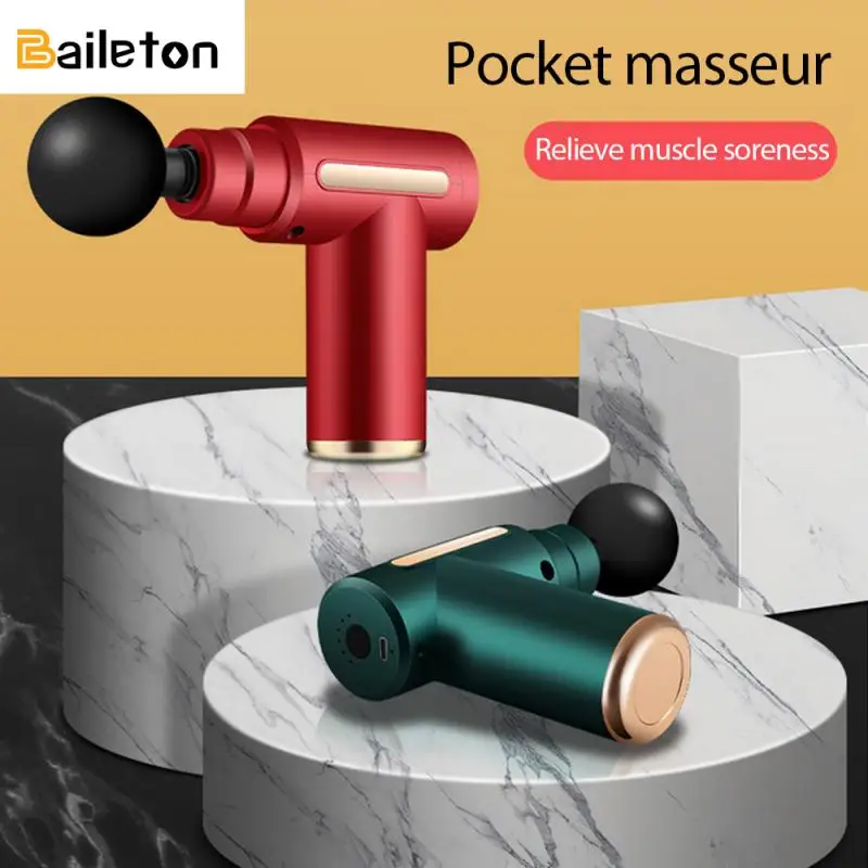4 Colors Mini Massage Gun Multifunctional Mini Electric Fascia Gun Portable Muscle Meridian Health-care Sports Fitness Equipment
4 Colors Mini Massage Gun Multifunctional Mini Electric Fascia Gun Portable Muscle Meridian Health-care Sports Fitness Equipment