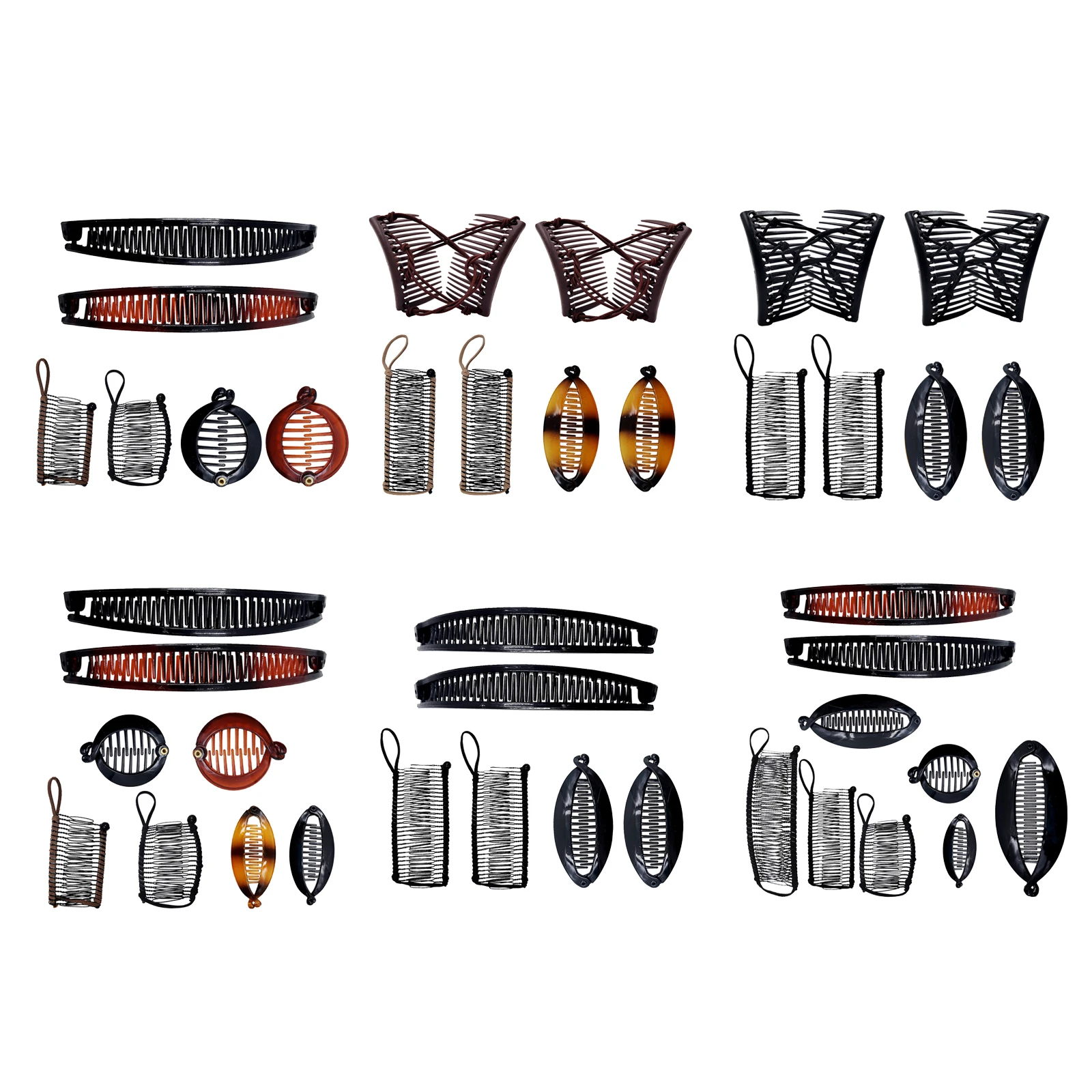 Vintage Banana Hair Pange Double Comb Hair Accessories Stretchy Long Fish Grip
Vintage Banana Hair Pange Double Comb Hair Accessories Stretchy Long Fish Grip