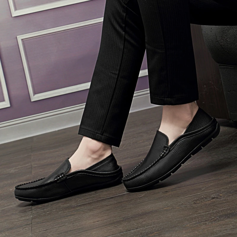 Men Sneakers Breathable Casual Shoes Fashion Slip-On Loafers Flats black white Leather Shoes Footwear Slip on For Men Loafers
Men Sneakers Breathable Casual Shoes Fashion Slip-On Loafers Flats black white Leather Shoes Footwear Slip on For Men Loafers