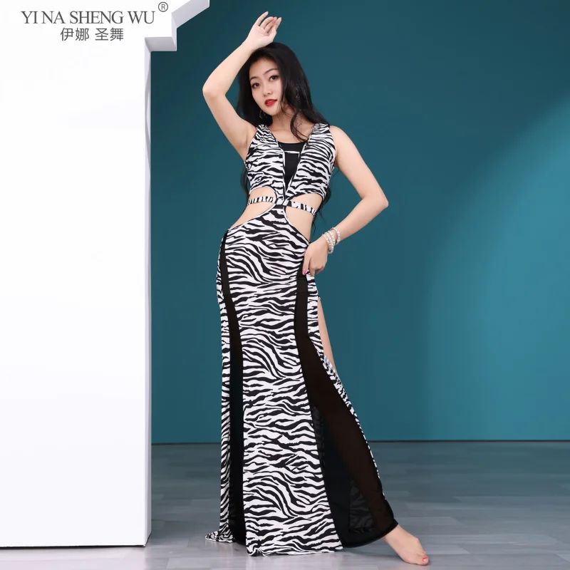 Oriental Competition Bellydance Lady Dancing Practice Indian Belly Dance Costumes Dress Split Skirt Side Performance Clothing
Oriental Competition Bellydance Lady Dancing Practice Indian Belly Dance Costumes Dress Split Skirt Side Performance Clothing