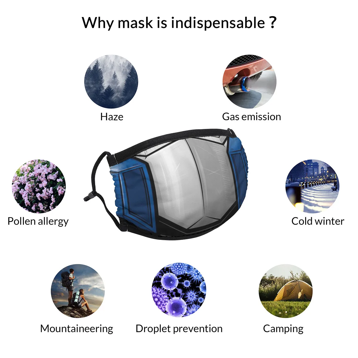 Robot Hero Mask Camping Cycling Washable Printed Mouth Face Mask Cotton Fabric Breathable Protection Cover Muffle for Unisex
Robot Hero Mask Camping Cycling Washable Printed Mouth Face Mask Cotton Fabric Breathable Protection Cover Muffle for Unisex