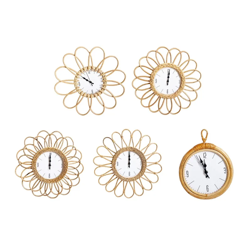 1PC Nordic Style Rattan Weaving Wall Clock For DIY Home Living Room Bedroom Wall Hanging Ornaments
1PC Nordic Style Rattan Weaving Wall Clock For DIY Home Living Room Bedroom Wall Hanging Ornaments