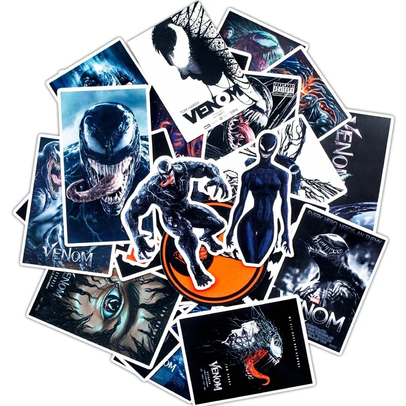 30pcs/set Marvel Venom Sticker Sets Cartoon Disney Anime Figure Waterproof Trolley Case Graffiti Stickers Children Toys Gifts
30pcs/set Marvel Venom Sticker Sets Cartoon Disney Anime Figure Waterproof Trolley Case Graffiti Stickers Children Toys Gifts