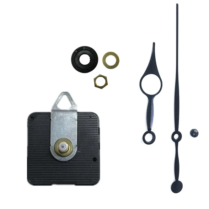 10sets/lot 8mm 12mm 18mm 20mm 24mm shaft Black hands Silent Wall Clock Quartz Movement Mechanism DIY Wall Clock Quartz Clock 
10sets/lot 8mm 12mm 18mm 20mm 24mm shaft Black hands Silent Wall Clock Quartz Movement Mechanism DIY Wall Clock Quartz Clock