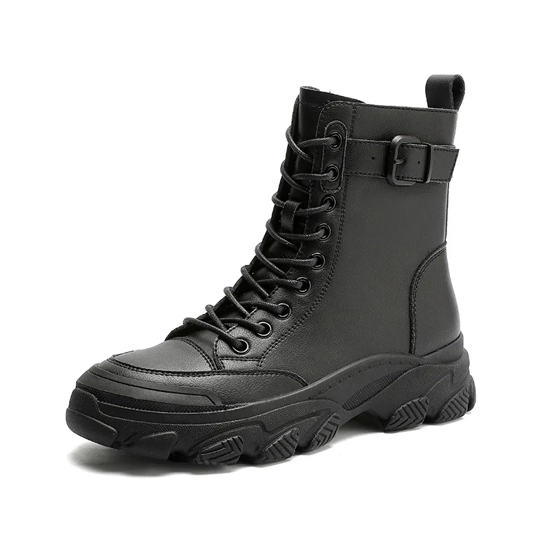 women boots 2020 new Korean leather Martin boots women's thick soled Plush warm casual middle tube boots women's motorcycle
women boots 2020 new Korean leather Martin boots women's thick soled Plush warm casual middle tube boots women's motorcycle