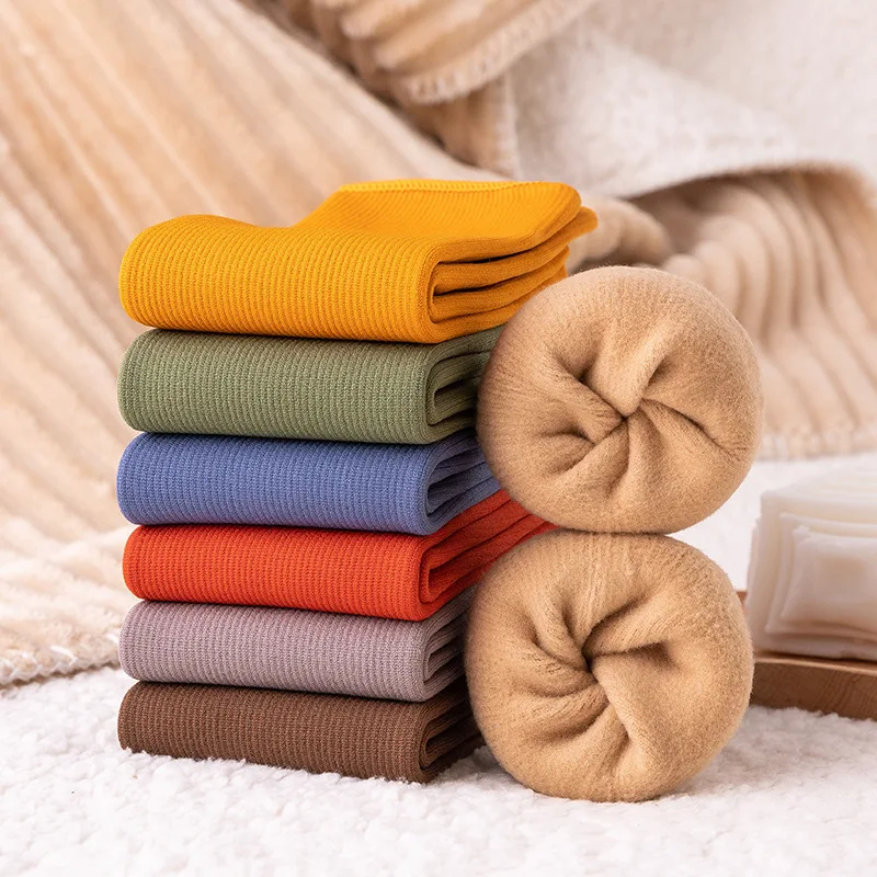 New Winter Warm Loose Socks Women Snow Black Skin Seamless Sock Velvet Soft Boots Floor Sleeping Socks Basic Daily Women Socks
New Winter Warm Loose Socks Women Snow Black Skin Seamless Sock Velvet Soft Boots Floor Sleeping Socks Basic Daily Women Socks