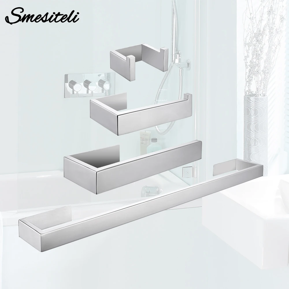 Toilet Paper Holder Towel Hooks Bathroom Accessories Kit Bar Polished Chrome Bedroom Metal Wall-Mounted Bath Hardware Sets
Toilet Paper Holder Towel Hooks Bathroom Accessories Kit Bar Polished Chrome Bedroom Metal Wall-Mounted Bath Hardware Sets