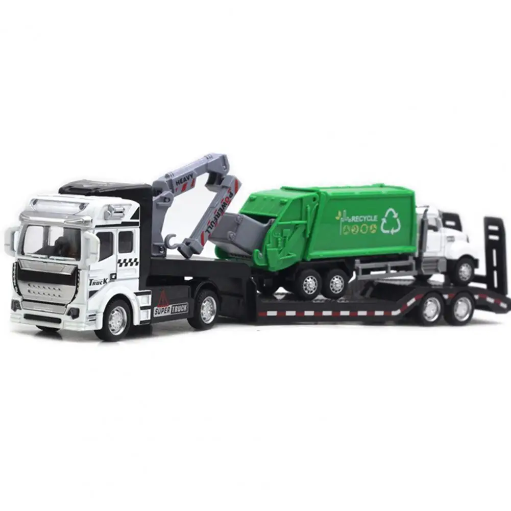 Trailer Model Multiple Designs Pull-back Style 1/50 Scale Adjustable Trailer Garbage Truck Sanitation Car Model for Kids Adults
Trailer Model Multiple Designs Pull-back Style 1/50 Scale Adjustable Trailer Garbage Truck Sanitation Car Model for Kids Adults