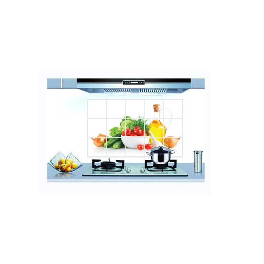 Kitchen Wall Sticker Aluminum Foil Fresh Vegetables Stickers Stove Cabinet Oil Proof Waterproof Wall Art Decal Kitchen Decor
Kitchen Wall Sticker Aluminum Foil Fresh Vegetables Stickers Stove Cabinet Oil Proof Waterproof Wall Art Decal Kitchen Decor
