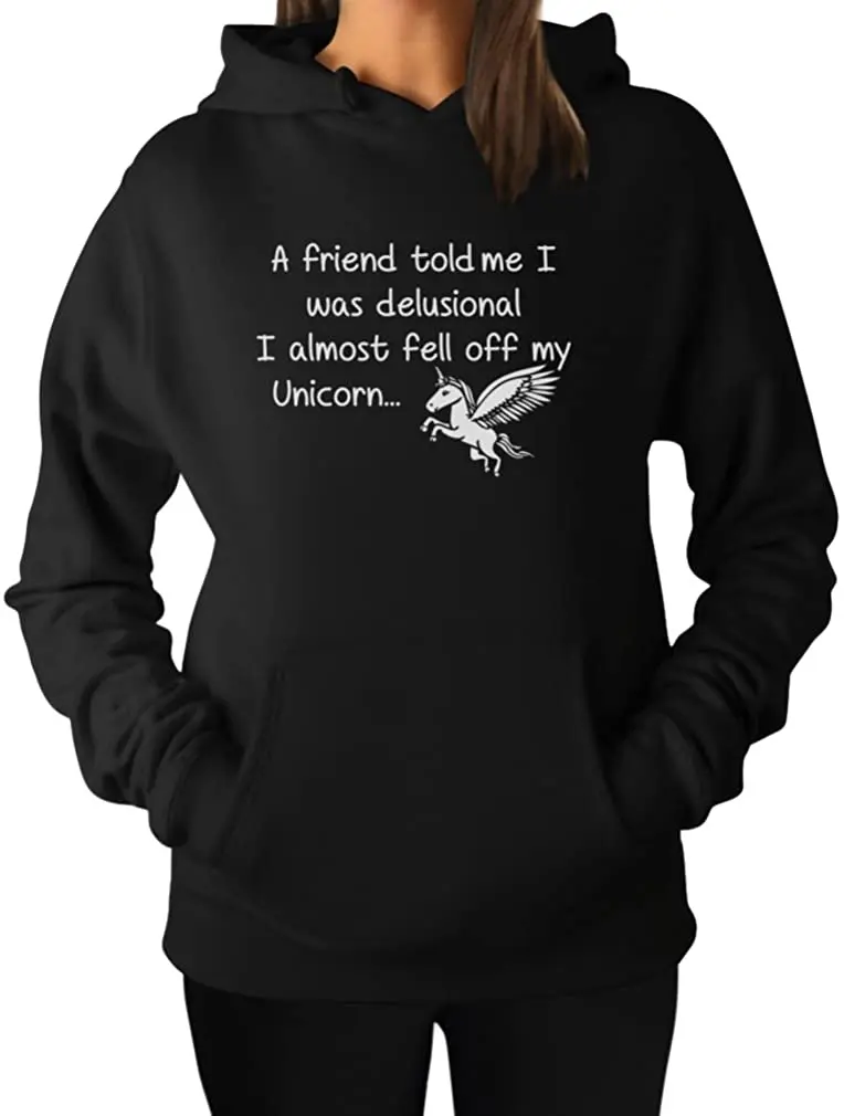 Бредовые подарок с Unicorn-женские толстовки с капюшоном, пуловер, толстовка, Женская толстовка, подарок для подруги
Бредовые подарок с Unicorn-женские толстовки с капюшоном, пуловер, толстовка, Женская толстовка, подарок для подруги