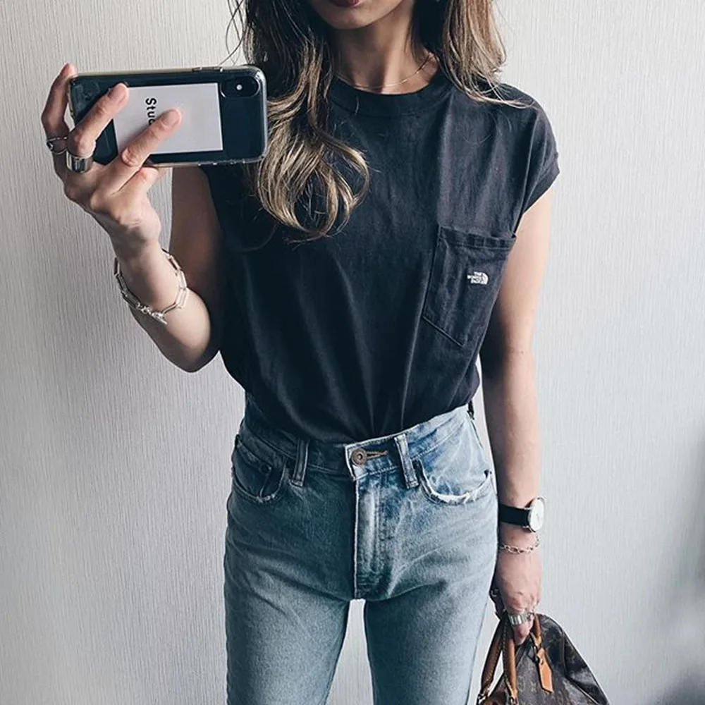 T-Shirt 2021 New Style Short Sleeve Round Neck Letter Pattern Suit Fashion Sweet Girl Pocket Design Casual
T-Shirt 2021 New Style Short Sleeve Round Neck Letter Pattern Suit Fashion Sweet Girl Pocket Design Casual
