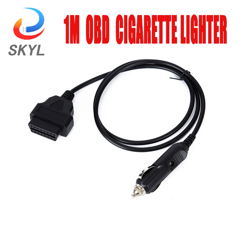 1M OBD 2 Car Connector to Cigarette Lighter OBD2 16Pin obd Female to Car Cigarette Lighter Connection Cable OBD Connector Tool
1M OBD 2 Car Connector to Cigarette Lighter OBD2 16Pin obd Female to Car Cigarette Lighter Connection Cable OBD Connector Tool
