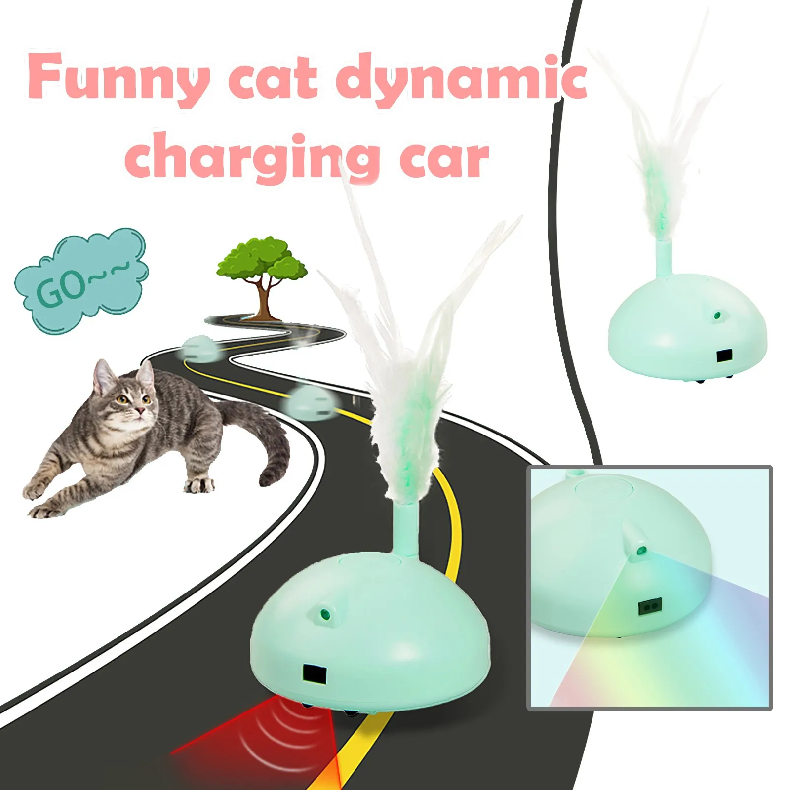 Pet Products, Self-avoidance Function, Cat Toys, Feather Cat Entertainment Toys Goods For Animals Cat Accessories Spring
Pet Products, Self-avoidance Function, Cat Toys, Feather Cat Entertainment Toys Goods For Animals Cat Accessories Spring