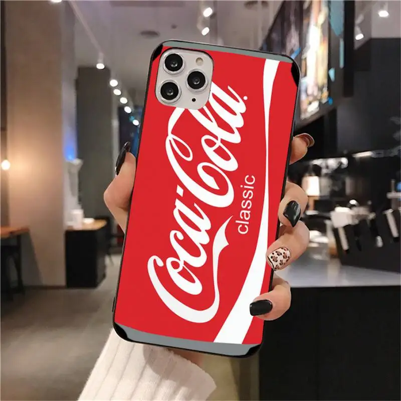 Телефонный чехол Drink cola для iphone 12 11 Pro Max Mini XS 8 7 6 6S Plus X 5S SE 2020 XR | Мобильные телефоны и