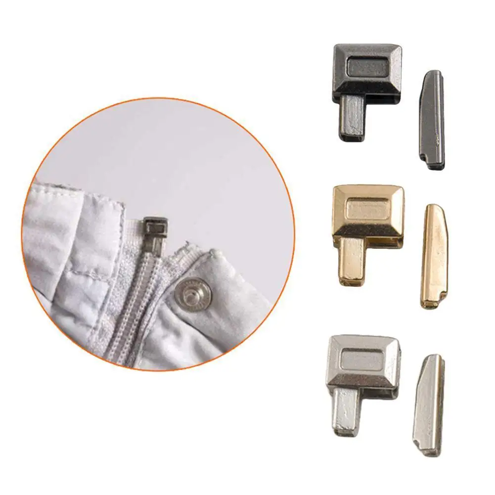 10 Pairs Alloy Repair Zipper Stopper Open End Zipper Stopper DIY Sewing Zipper Accessories For Clothes Black Silver Gold
10 Pairs Alloy Repair Zipper Stopper Open End Zipper Stopper DIY Sewing Zipper Accessories For Clothes Black Silver Gold
