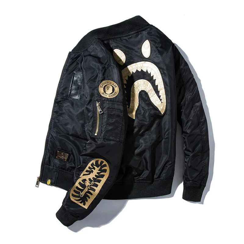 Trendy Brand Autumn and Winter Thickened Pilot Jacket Cotton-Padded Jacket Men's Loose Embroidered Warm Baseball Uniform
Trendy Brand Autumn and Winter Thickened Pilot Jacket Cotton-Padded Jacket Men's Loose Embroidered Warm Baseball Uniform