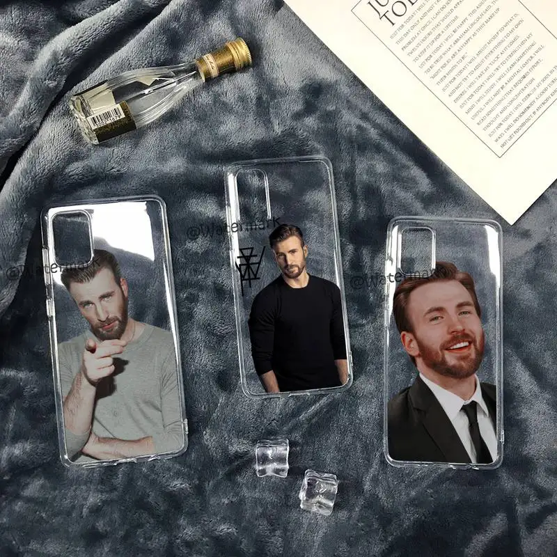 Chris Evans Phone Case For Samsung S30 S21 S20 Fe Note 20 Ultra S10 S9 S8 Plus S7 S10e Transparent Cover
Chris Evans Phone Case For Samsung S30 S21 S20 Fe Note 20 Ultra S10 S9 S8 Plus S7 S10e Transparent Cover