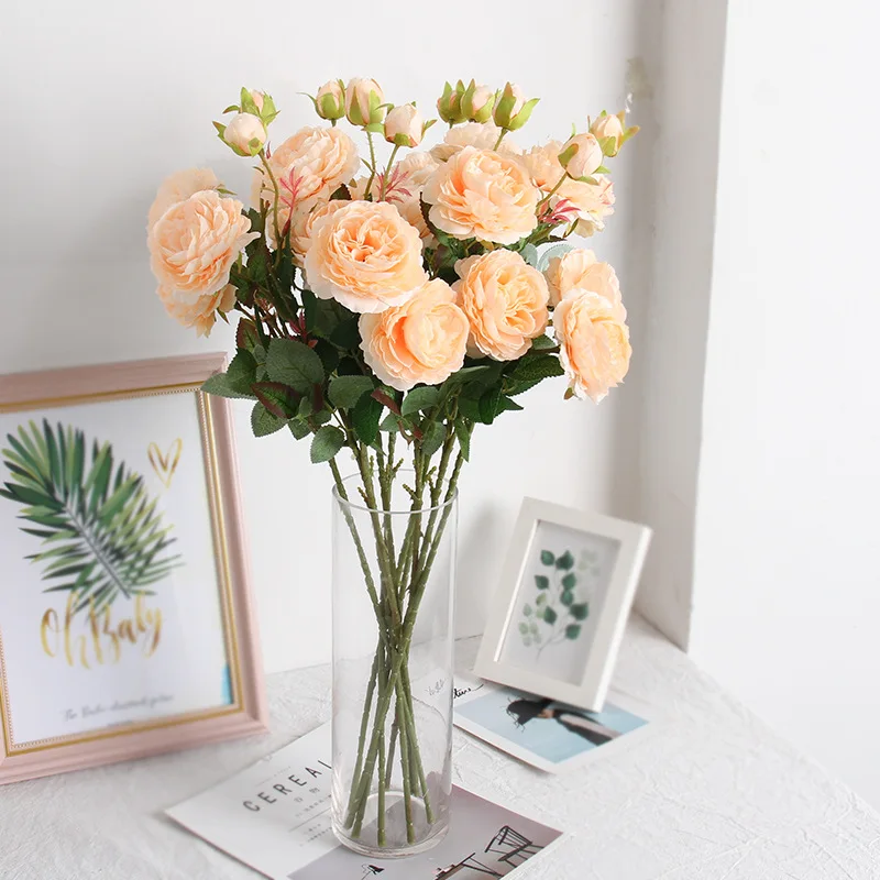3 Heads Peony Artificial Flowers Silk Rose Fake Flowers For Wedding Decoration Diy Craft Living Room Home Table Decor fall decor
3 Heads Peony Artificial Flowers Silk Rose Fake Flowers For Wedding Decoration Diy Craft Living Room Home Table Decor fall decor