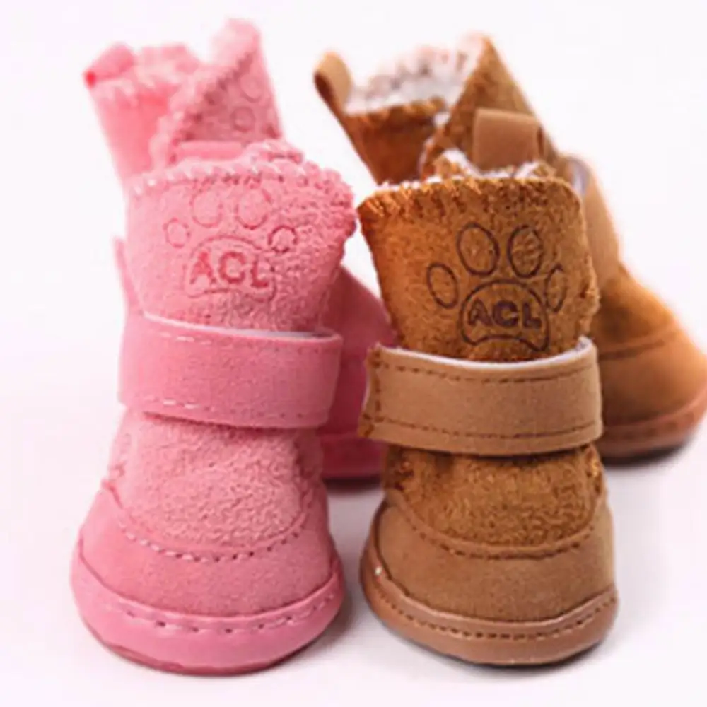 Anti-Slippery Winter Warm Shoes For Dogs 4Pcs/Set Cute Cozy Dog Boots Snow Walking Cotton Blend Puppy Sneakers Pet Supplies
Anti-Slippery Winter Warm Shoes For Dogs 4Pcs/Set Cute Cozy Dog Boots Snow Walking Cotton Blend Puppy Sneakers Pet Supplies