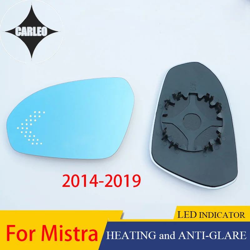Car Side View Mirror Lens for Hyundai Mistra 2014-2019 Blue HD Glass Large Angle view With Heating Function& LED Indicator Light 
Car Side View Mirror Lens for Hyundai Mistra 2014-2019 Blue HD Glass Large Angle view With Heating Function& LED Indicator Light