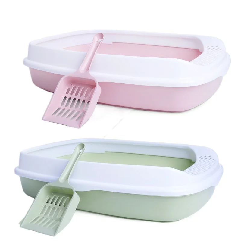 Pet Portable Cat Litter Bowl Toilet Bedpan Large Middle Size Cat Excrement Training Sand Litter Box with Scoop for Pets Kitty
Pet Portable Cat Litter Bowl Toilet Bedpan Large Middle Size Cat Excrement Training Sand Litter Box with Scoop for Pets Kitty