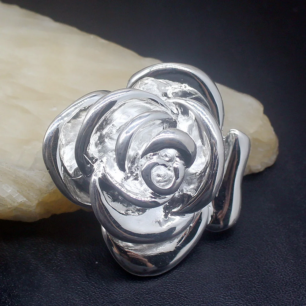 Gemstonefactory ювелирные изделия большая акция 925 серебро красивый цветок Модные