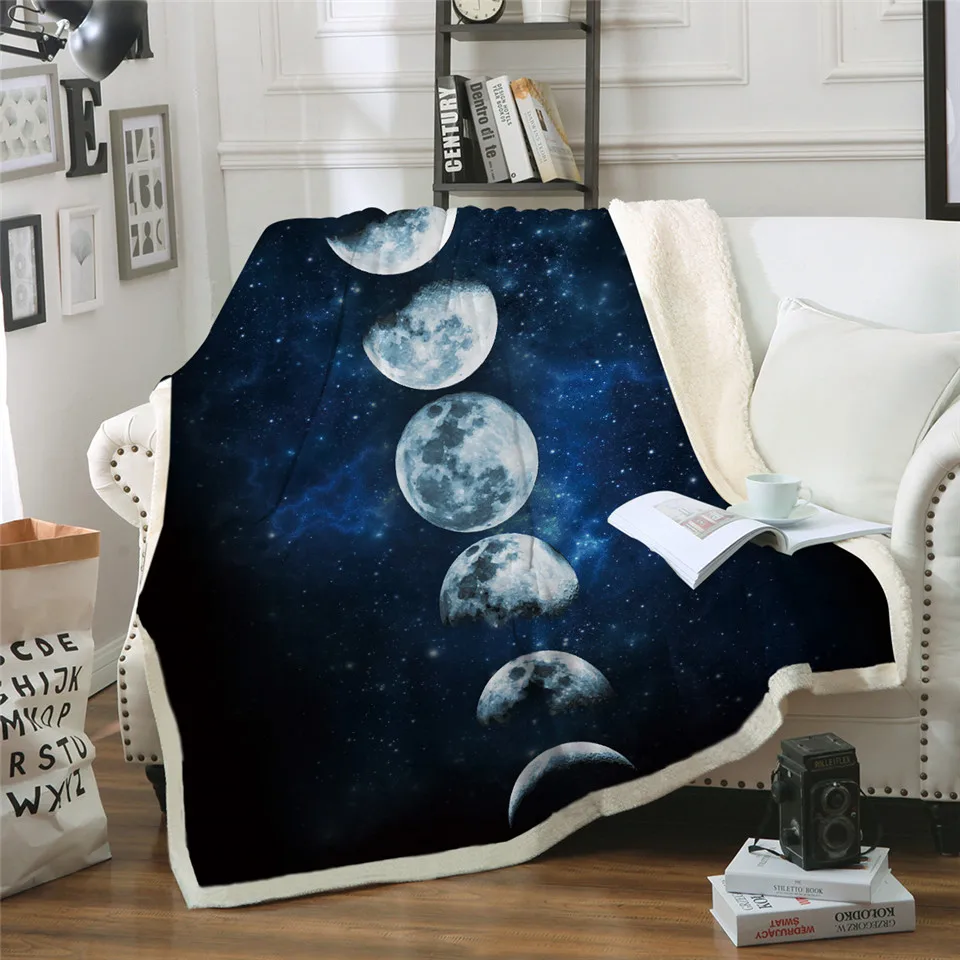 Dark Blue Sky Moon Eclipse Changing Velvet Plush Throw Blanket Galaxy Printed Sherpa Blanket for Couch Landscape Bedding Throw
Dark Blue Sky Moon Eclipse Changing Velvet Plush Throw Blanket Galaxy Printed Sherpa Blanket for Couch Landscape Bedding Throw