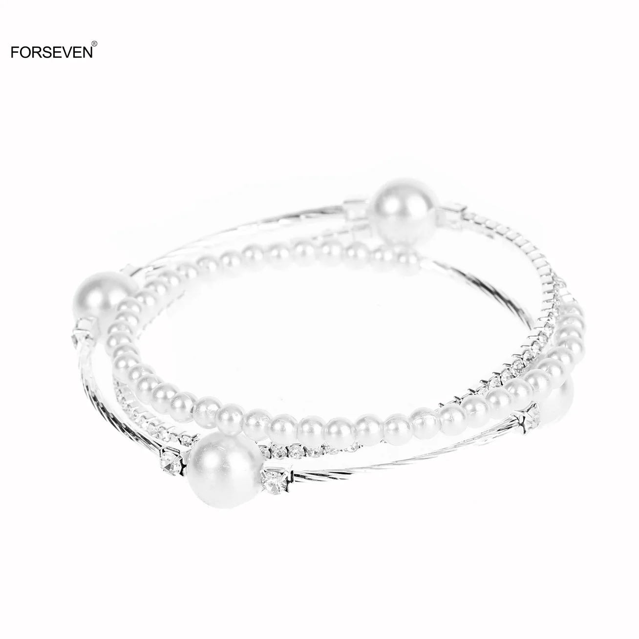 Simple Bracelet Three Rows of Full Diamond Elastic Open Bracelet Bracelet Durable and All-Matched SL
Simple Bracelet Three Rows of Full Diamond Elastic Open Bracelet Bracelet Durable and All-Matched SL