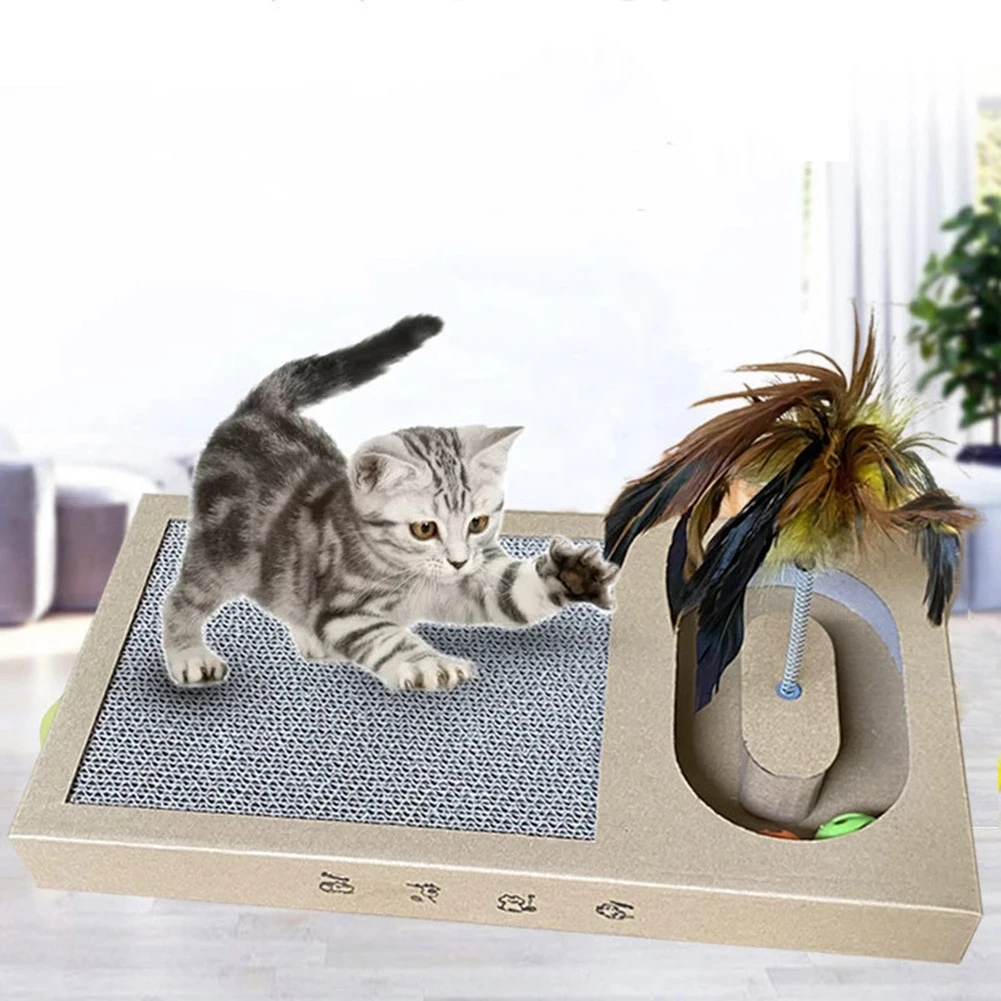 Dropshipping Interactive Cat Scratcher Toys Scratching Kitten Pet Grinding Claw Board Pad Cardboard Playing Teaser Stick Plate 
Dropshipping Interactive Cat Scratcher Toys Scratching Kitten Pet Grinding Claw Board Pad Cardboard Playing Teaser Stick Plate