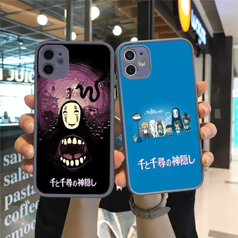 Spirited Away cartoon anime Phone Case Matte Transparent for iPhone 7 8 11 12 s mini pro X XS XR MAX Plus cover funda
Spirited Away cartoon anime Phone Case Matte Transparent for iPhone 7 8 11 12 s mini pro X XS XR MAX Plus cover funda
