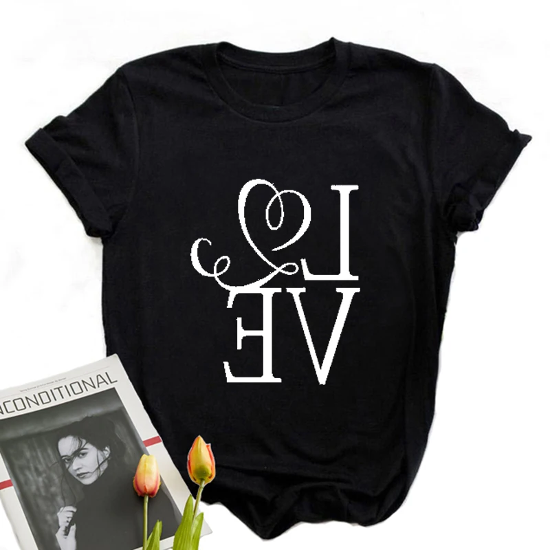 Urban Fashion Kawaii T-Shirt Grunge Aesthetic E Girl Gothic Punk Clothes Art Word Love Word Print Women Sexy Tops Vintage Kpop
Urban Fashion Kawaii T-Shirt Grunge Aesthetic E Girl Gothic Punk Clothes Art Word Love Word Print Women Sexy Tops Vintage Kpop