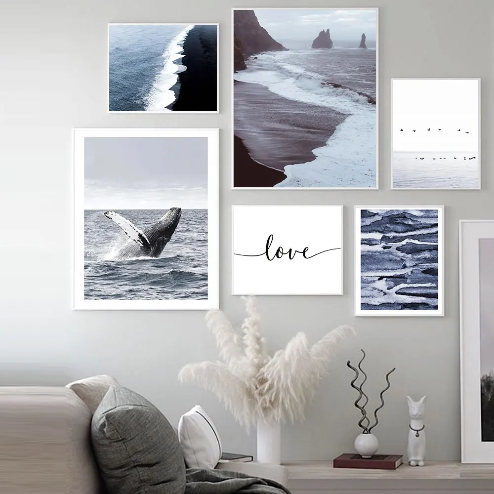 Whale Show Posters and Prints Landscape Nordic Ocean Wall Art Beach Waves Canvas Painting Modern Pictures for Living Room Decor
Whale Show Posters and Prints Landscape Nordic Ocean Wall Art Beach Waves Canvas Painting Modern Pictures for Living Room Decor