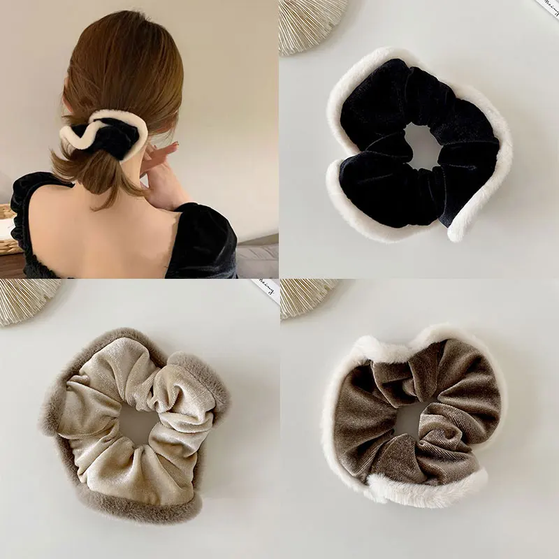 Stylish Girls PU Scrunchies Korean Vintage Cute Plush Scrunchies Autumn Winter Hair Accessories High Elastic Hair Rubber Bands
Stylish Girls PU Scrunchies Korean Vintage Cute Plush Scrunchies Autumn Winter Hair Accessories High Elastic Hair Rubber Bands