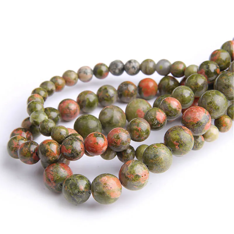 Wholesale 15.5" Polished Natural Stone Unakite Beads 4 6 8 10 12MM Pick Size Loose Spacer Beads for Jewelry Making Accessries
Wholesale 15.5" Polished Natural Stone Unakite Beads 4 6 8 10 12MM Pick Size Loose Spacer Beads for Jewelry Making Accessries