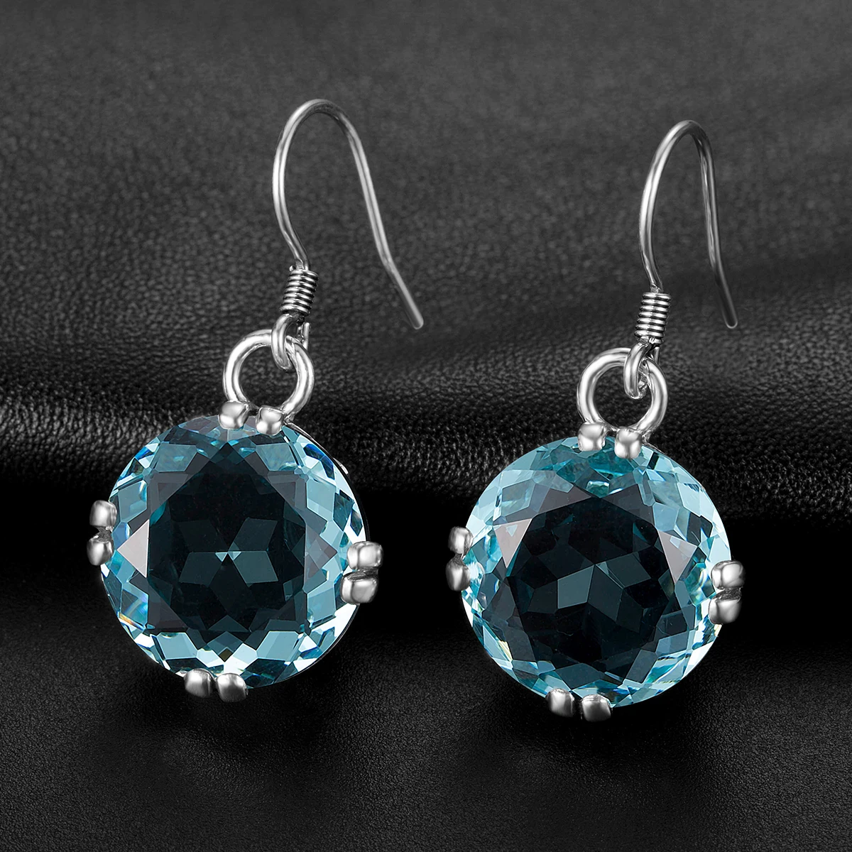 100% silver earrings Bohemia Style Aquamarihe gemstone sterling silver jewelry Girlfriend Gift wedding earrings for women
100% silver earrings Bohemia Style Aquamarihe gemstone sterling silver jewelry Girlfriend Gift wedding earrings for women