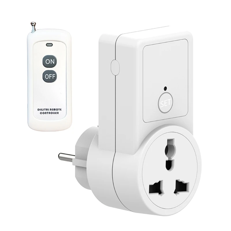 Remote Control Power Outlet Light Switch Plug Smart Socket Eu Adapter Wireless On/Off Standard Europlug Home Lamp Hold
Remote Control Power Outlet Light Switch Plug Smart Socket Eu Adapter Wireless On/Off Standard Europlug Home Lamp Hold
