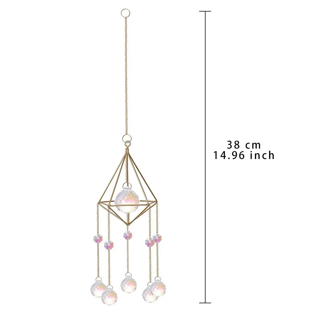 Wind Chimes White Crystal Metal Transparent Crystal Feng Shui Pendant Hanging Rainbow Sun Catcher Ornaments
Wind Chimes White Crystal Metal Transparent Crystal Feng Shui Pendant Hanging Rainbow Sun Catcher Ornaments