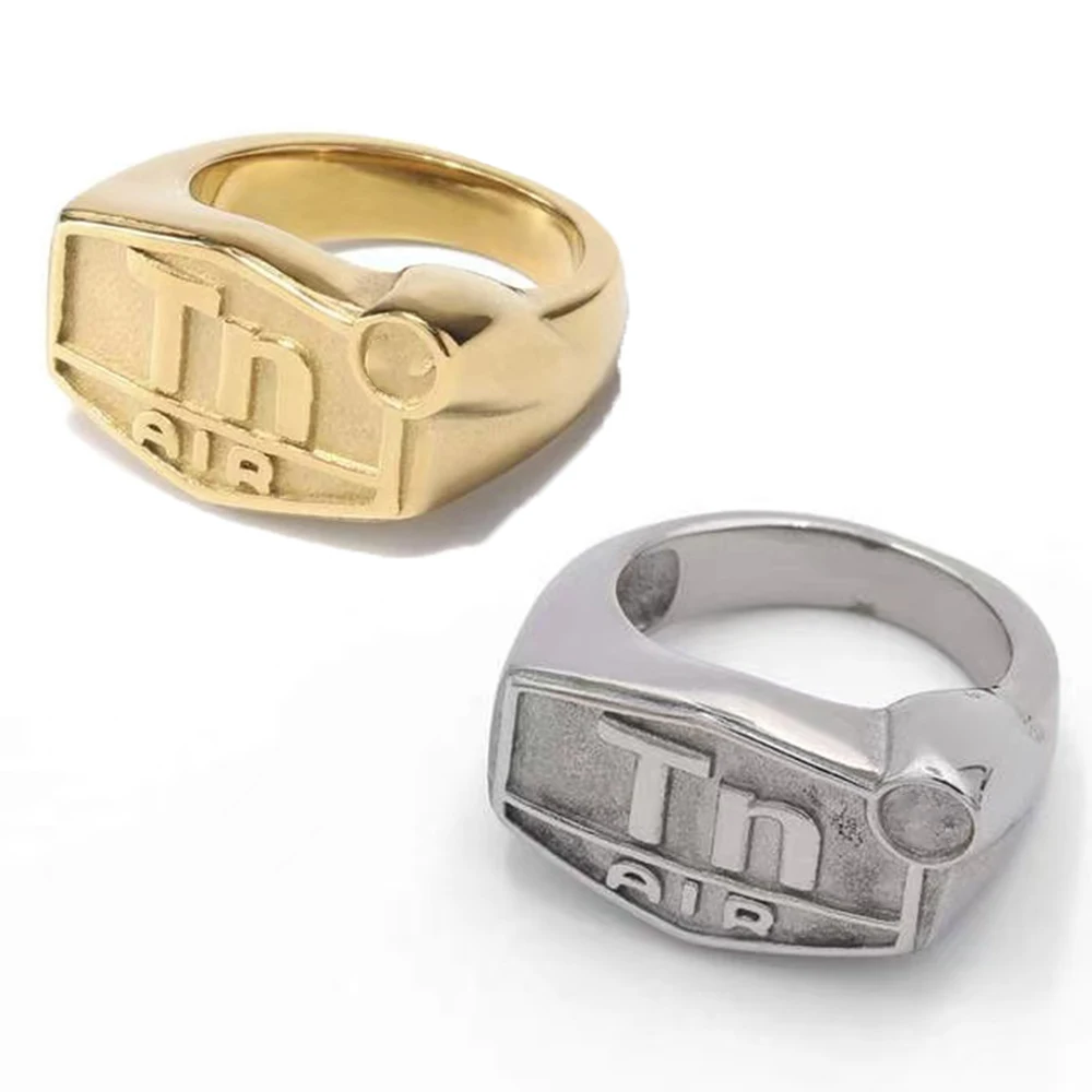 New Brand Hip-Hop TN Air Hook Logo Ring Men and Women Personality Simple Hook Street Style Ring Set Jewelry Gift Wholesale
New Brand Hip-Hop TN Air Hook Logo Ring Men and Women Personality Simple Hook Street Style Ring Set Jewelry Gift Wholesale