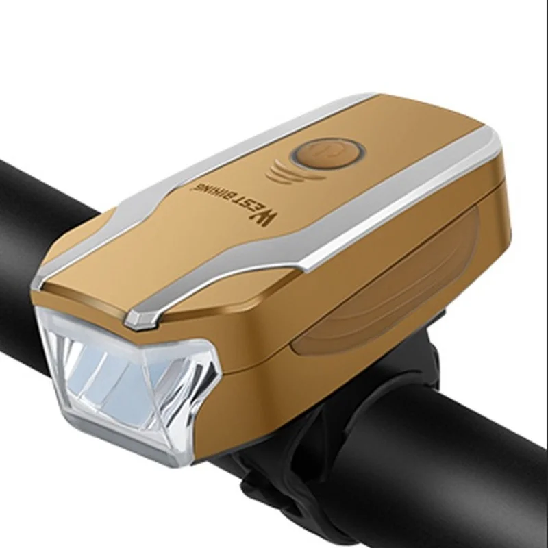 WEST BIKING 250 Lumens USB Rechargeable Bicycle Lamp 1200mAh Lithium Battery Light 120 db Bike Loud Alarm Horn Bicycle Headlight
WEST BIKING 250 Lumens USB Rechargeable Bicycle Lamp 1200mAh Lithium Battery Light 120 db Bike Loud Alarm Horn Bicycle Headlight