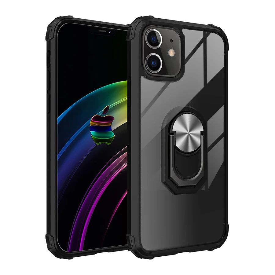 Luxury Shockproof Clear Phone Case For iPhone 12 Mini 11 Pro XR XS Max X 6 6S 7 8 Plus Magnetic Ring Stand Holder Silicone Cover
Luxury Shockproof Clear Phone Case For iPhone 12 Mini 11 Pro XR XS Max X 6 6S 7 8 Plus Magnetic Ring Stand Holder Silicone Cover