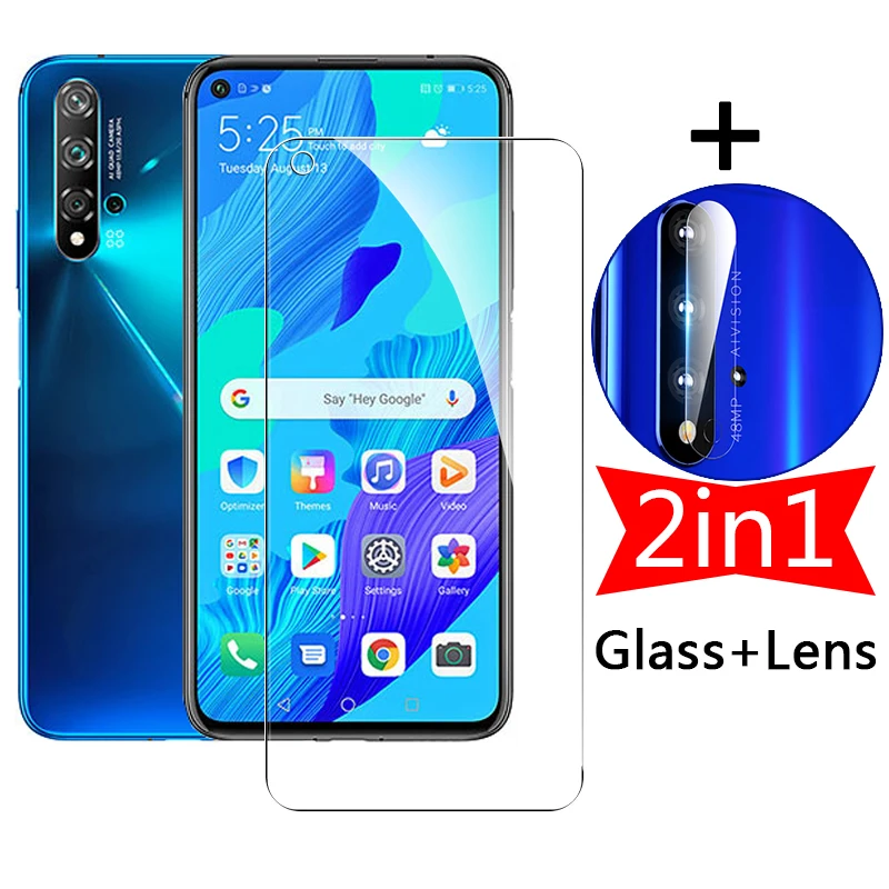 2in1 Nova5t защитное стекло экрана + пленка для протектор объектива камеры на стене